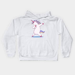 Dabbing Unicorn Kids Hoodie